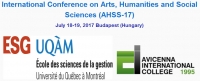 International Conference on Arts, Humanities and Social Sciences (AHSS-17)